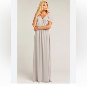 SHOW ME YOUR MUMU Dove Gray Michelle Dress